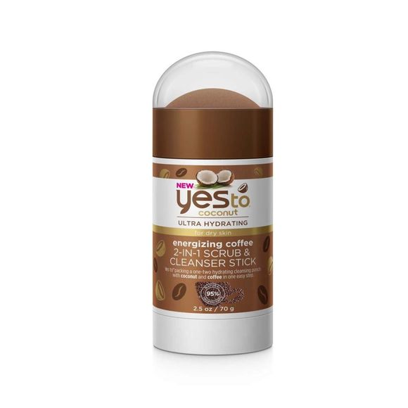 Yes To Coconut Coffee 2-In-1 Scrub Exfoliating & Cleansing Formula 2.5 Fl Oz - Picture 1 of 5